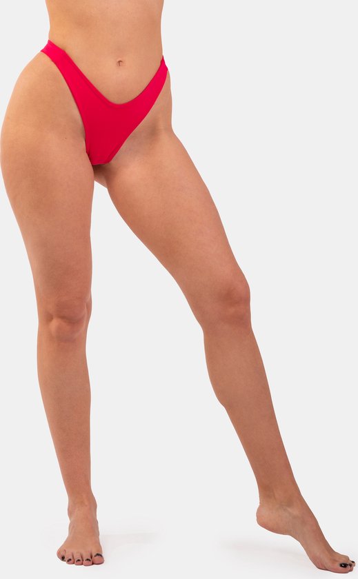 Fitness V-shaped High Cut Bottom Bikini Roze – NEBBIA 456- M