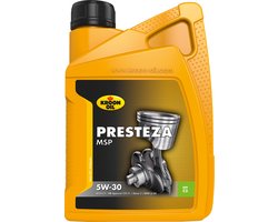 Kroon-Oil Presteza MSP 5W-30 - Synthetische Motorolie - 1 Liter - Transparant