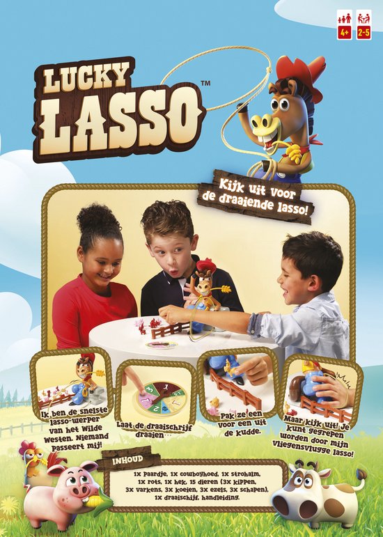 Thumbnail van een extra afbeelding van het spel Lucky Lasso (NL) - Actiespel - Kinderspel