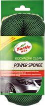Turtle Wax Power Sponge - Éponge de voiture avec gommage et dentelle de cire