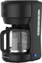 Westinghouse Koffiezetapparaat - Filterkoffie - Met Glazen Kan - 10 Koppen Koffie - Met Herbruikbare Filter - Zwart