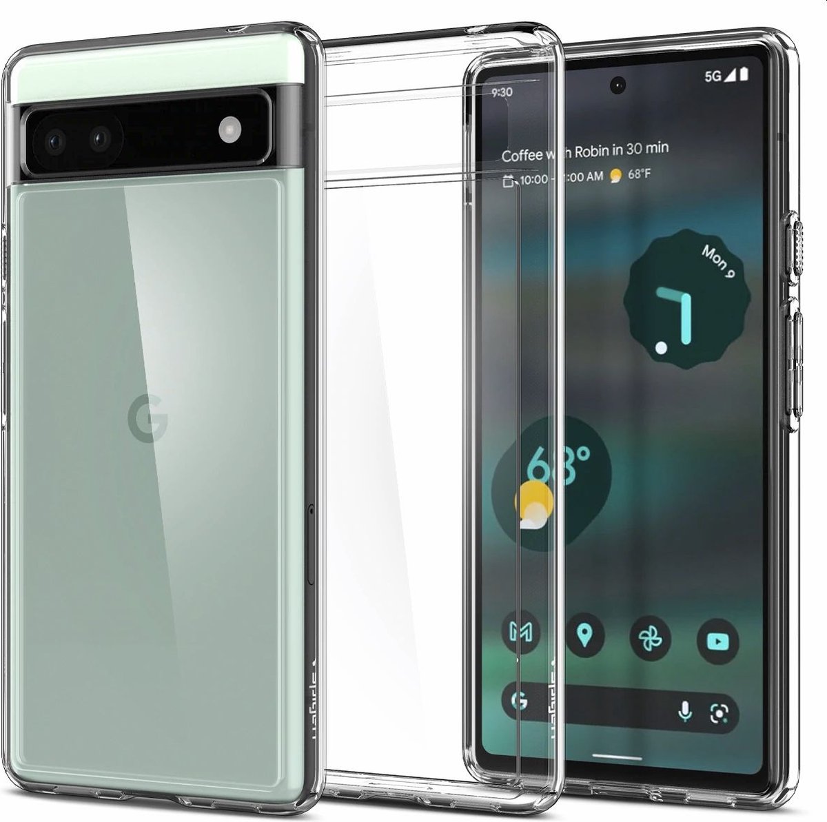 Spigen Ultra Hybrid Google Pixel 6A Hoesje Transparant