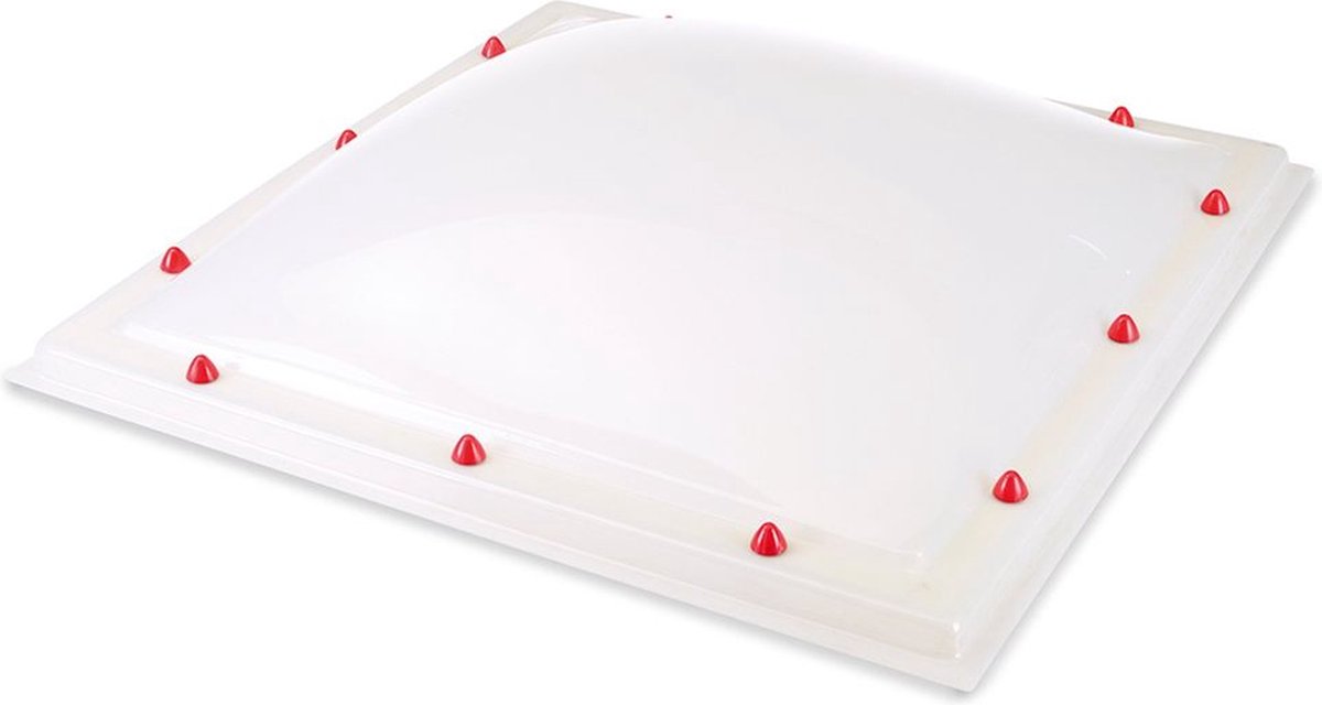 Skylux polycarbonaat lichtkoepel dubbelwandig - opaal 1500 x 1500 mm
