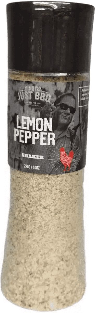 Not Just BBQ Lemon Pepper Shaker - kruiden voor kip, biefstuk of vis - 290 gram