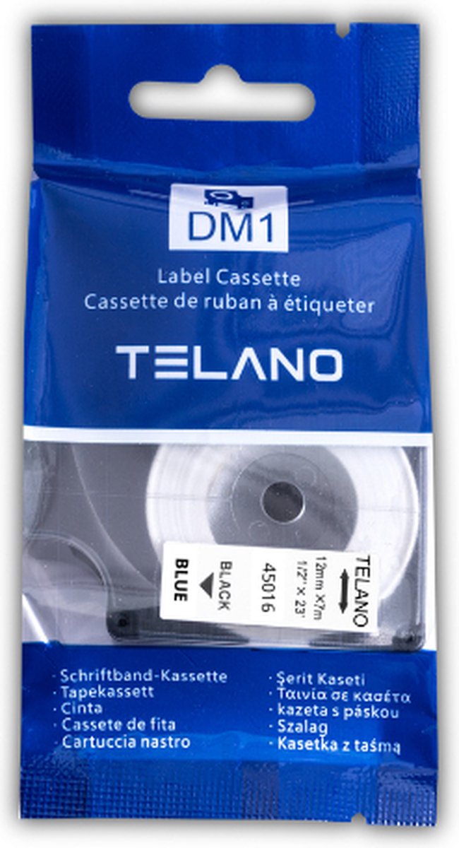 DYMO LabelManager cassette ruban D1 hautes performances, Polyester