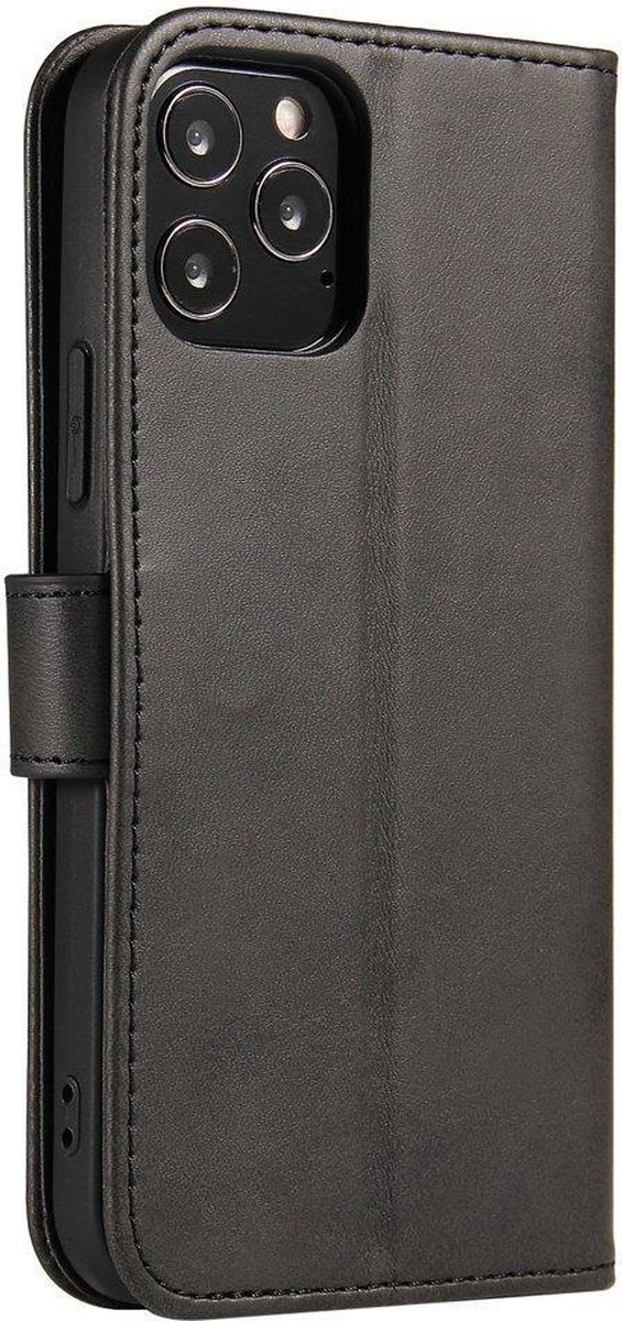 Magnet Case elegante book case met standaard geschikt voor Samsung Galaxy A72 4G zwart