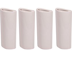 Radiator bak luchtbevochtiger - pakket 6x stuks - wit - keramiek - verwarming waterverdamper