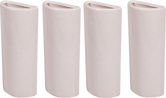 Radiator bak luchtbevochtiger - pakket 6x stuks - wit - keramiek - verwarming waterverdamper
