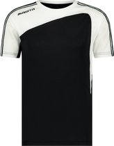 Masita | Sportshirt Forza - Licht Elastisch Polyester - Ademend Vochtregulerend - BLACK/WHITE - XXXL