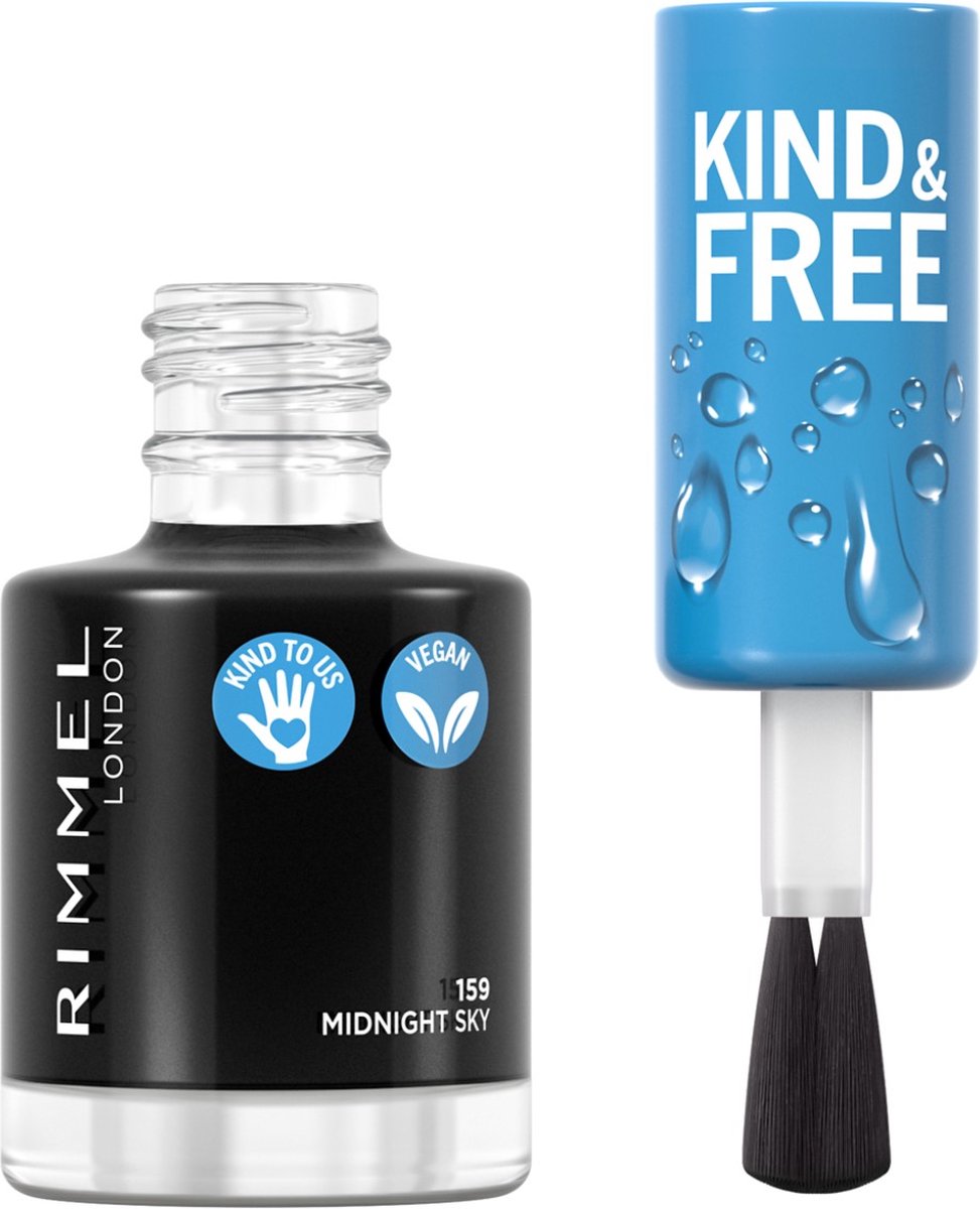 Goedkoopste Rimmel London KIND & FREE Vegan Nagellak - 159 Midnight Sky