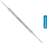 BeautyTools Likdoorn Verwijderaar - Professionele Instrument Voor Het Verwijderen van Eeltpitten/Likdoorns - Dubbelzijdig (Scherpe Punt / Lepel) (17 cm) - (FC-2199)
