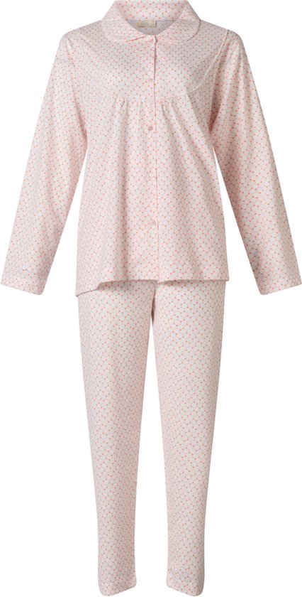 Dames pyjama klassiek kraag 124188 rose XL