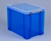 Really Useful Box opbergdoos, kunststof, transparant blauw, verschillende afmetingen
