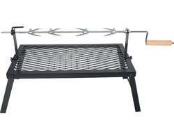 Kampvuur Grill Rooster Large - Inclusief Opbergtas En Kip Spies - Kip Grillen - Camping & Outdoor