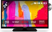 NIKKEI NLD24MSMART - 24 Inch - 12V/230V - Camper Caravan Boot - HD Ready - Triple Tuner - Smart Apps - DVD