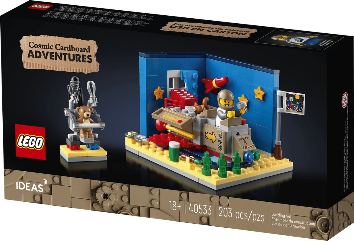 LEGO Ideas Avonturen van de Kartonnen Kinderraket - 40533
