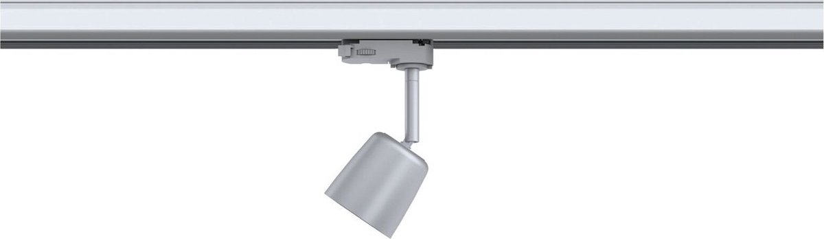 Paulmann 95530 ProRail3 railsysteem voor verlichting, railspotkap GU10 max. 10W 230V, zilver, chroom, plafondrail, metaal, kunststof