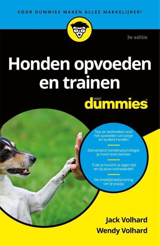 Cover van het boek 'Honden opvoeden en trainen voor Dummies'