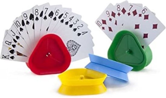 Afbeelding van het spel 4 stuks - Kaartenhouder - Speelkaartenhouder