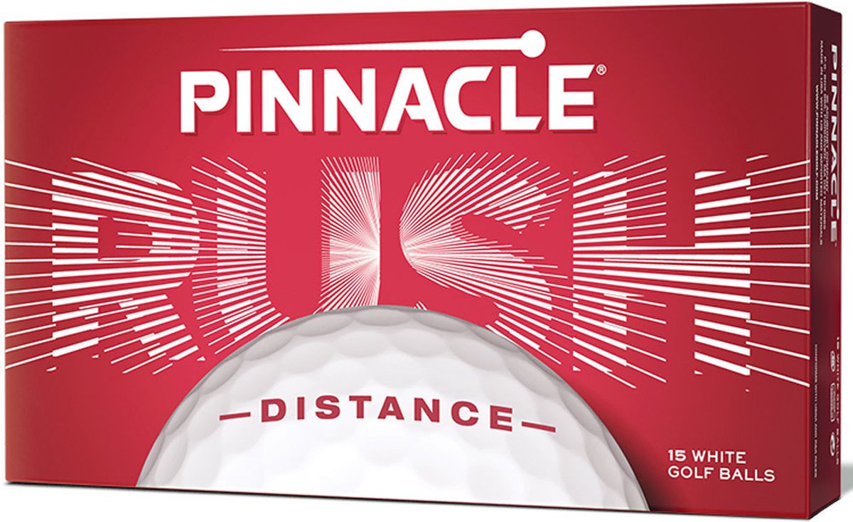 Pinnacle Rush golfballen 15 stuks (wit)