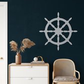 Décoration murale | Monogram boussole / Monogram Compass | Métal - Art mural | Décoration murale | Salle de séjour | Decor extérieur |Argent| 58x58cm