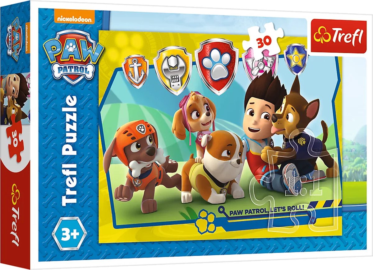 Trefl Paw Patrol puzzel - 30 stukjes | bol.com