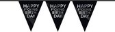 Vlaggenlijn - Happy F*cking Birthday - 6 meter - zwart - Volwassenen - verjaardag - happy birthday