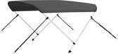 vidaXL Toit bimini 2 arceaux 150 x 120 x 110 cm Anthracite