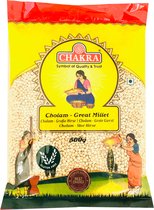 Chakra - Millet Cholam - Grand Millet - Sans Gluten - 3x 500 g