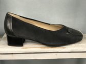 Hassia - Pumps - Grijs - Maat 36,5 / UK 3,5 - model Estella K - verwisselbaar leren voetbed - Leer / suede - donkergrijze dames schoenen grijze