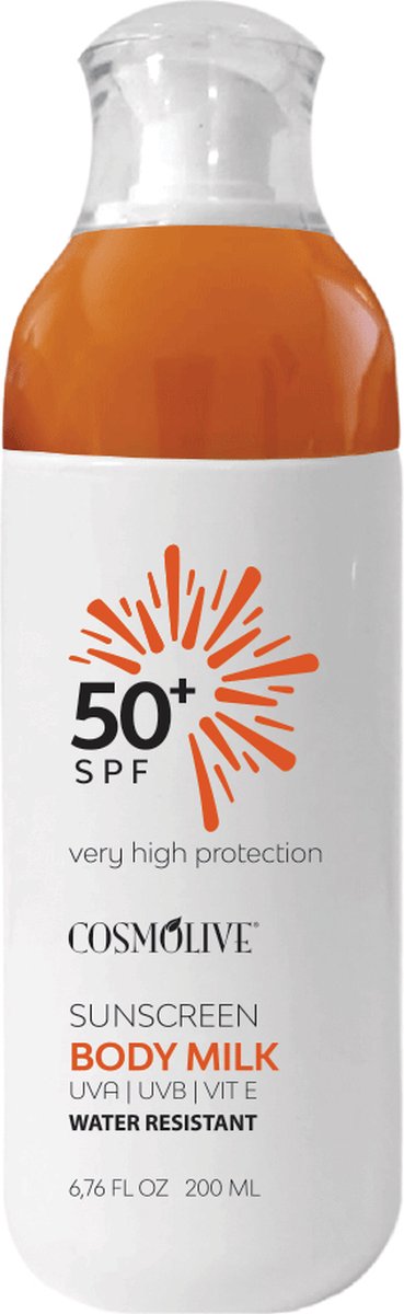 Cosmolive Sunscreen Body Milk - Body Milk Met Zonnebescherming spf 50+