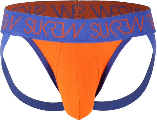 Sukrew Jockstrap Flame Oranje - Maat XL - Heren Ondergoed