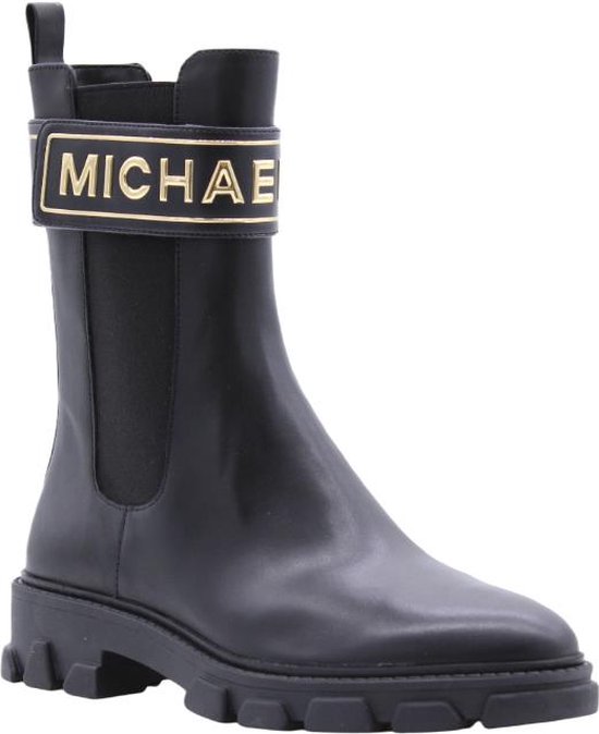 Michael Kors Ridley Strap Chelsea Boots Dames Laarzen - Zwart - Maat 38