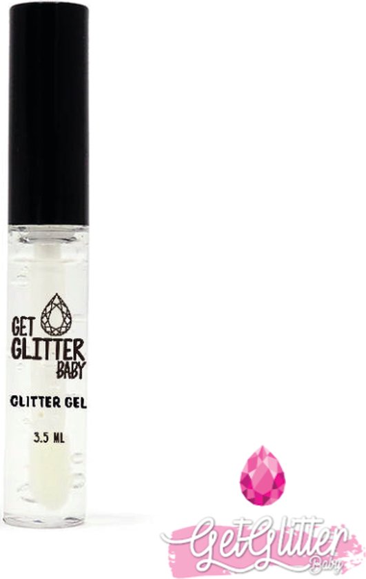 GetGlitterBaby Chunky Festival Glitters Huid Lijm - Gezicht en Lichaam - Face and Body Glitter Glue Huidlijm met Kwast