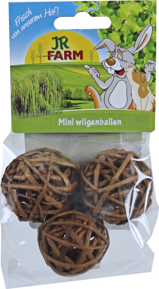 JR Farm knaagdier pak a 3 mini wilgenbal 20 gram 10962