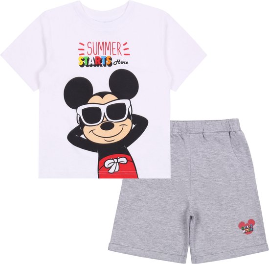 Mickey Mouse DISNEY - Zomer, jongensset T-shirt + korte broek