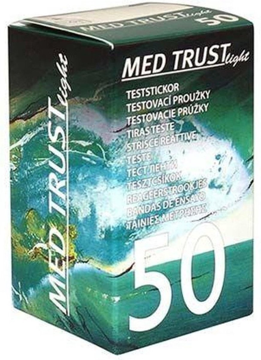 Goedkoopste MedTrust Light glucose teststrips (50 strips