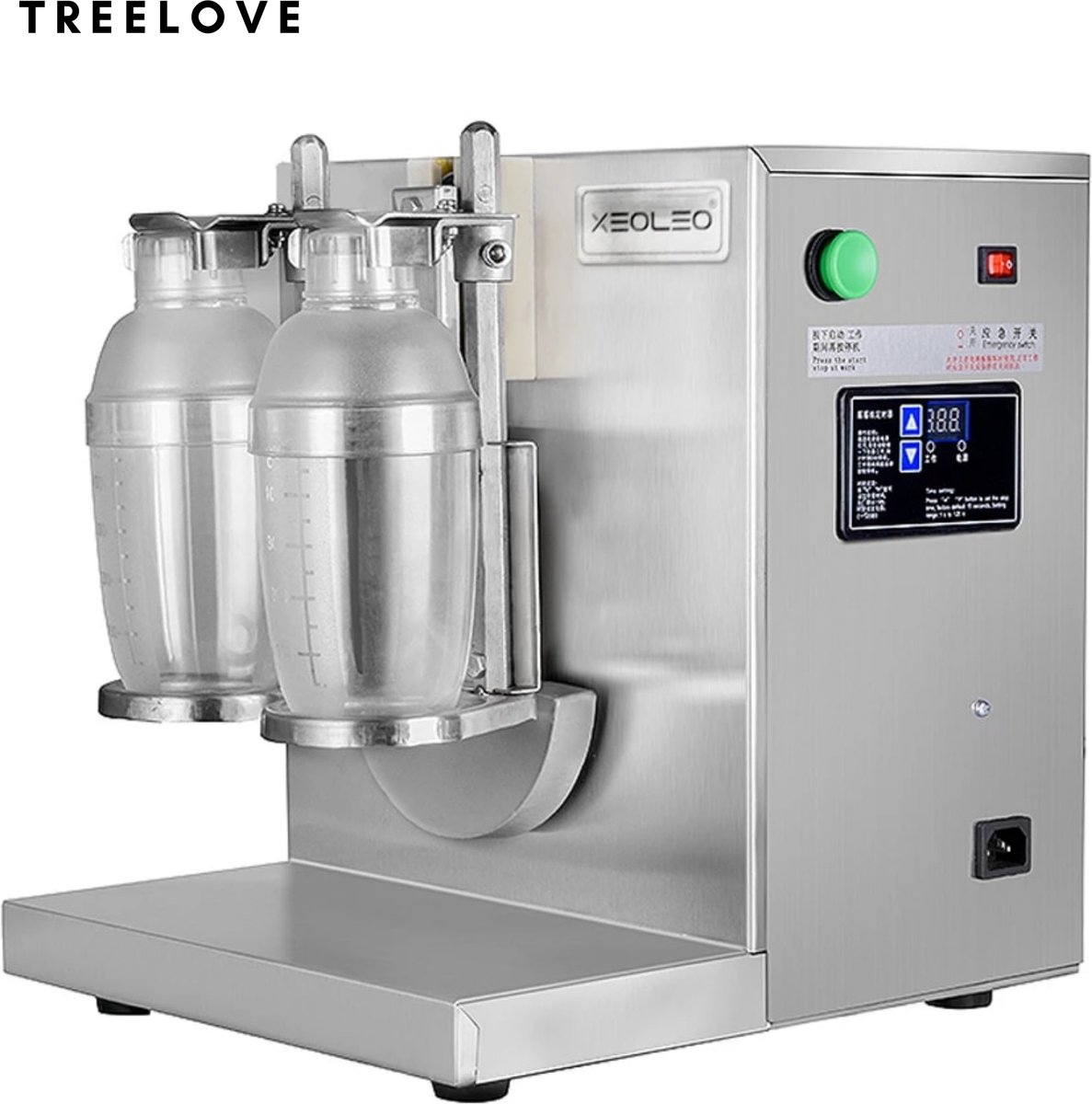 TreeLove Bubble Tea Shaker Boba Shaker Twee Bekers Shaker Machine