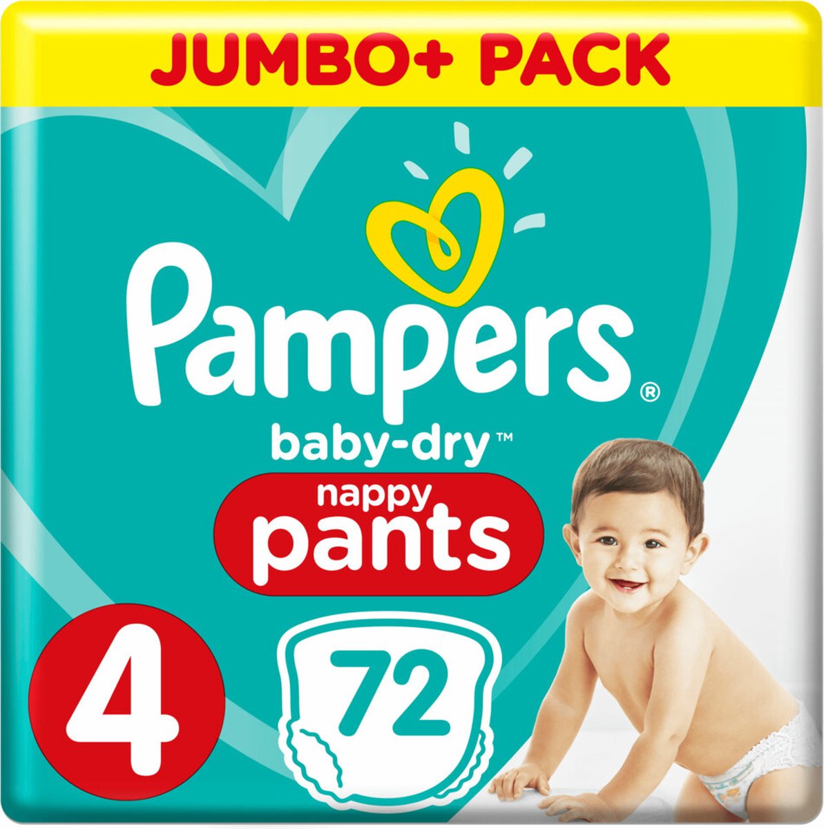 Goedkoopste Pampers - Baby Dry Pants - Maat 4 - Mega Pack - 72 luierbroekjes