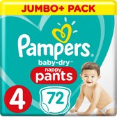 Pampers - Baby Dry Pants - Maat 4 - Mega Pack - 72 luierbroekjes