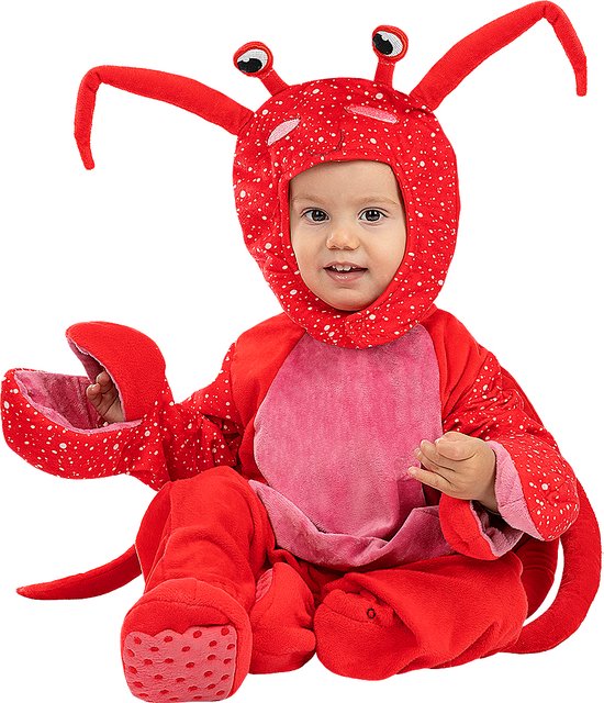 FUNIDELIA Krab kostuum voor baby - 6-12 mnd (69-80 cm) - Rood | bol.com