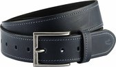 camel active Riem Belt made of high quality leather - Maat menswear-S - Dunkelblauw