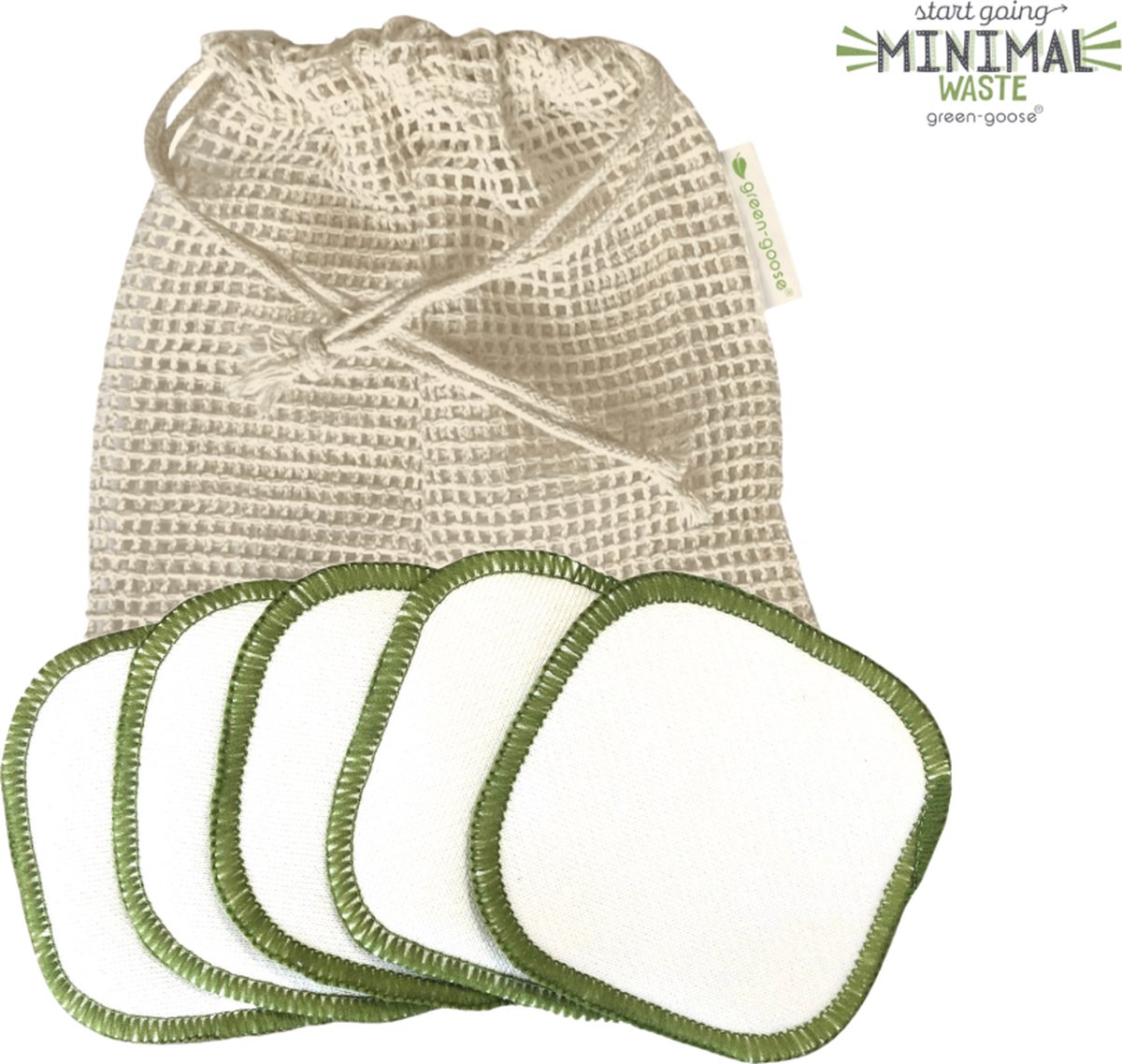 Goedkoopste Wasbare wattenschijfjes - Face Pads - Herbruikbare Watten - Gezichtsreiniging -Make-up verwijderen - Doekjes - Geel