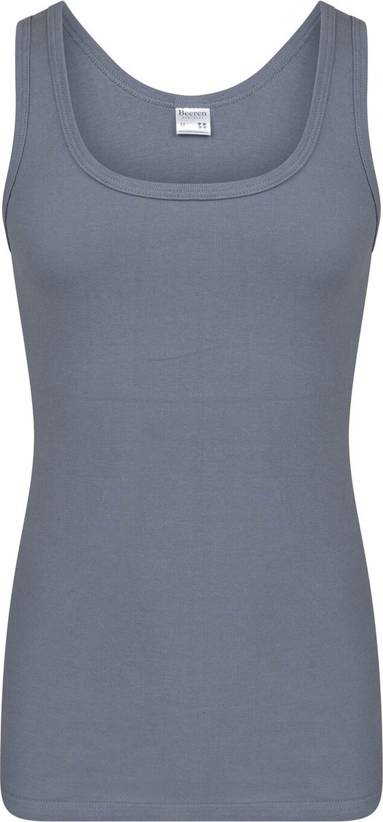 Beeren heren hemd/singlet donker grijs 100% katoen - Heren ondergoed hemden L