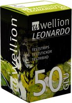 Wellion Leonardo teststrips glucose (50 strips)
