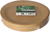 50 x Assiettes en karton Carton Nature Kraft 18cm / Vaisselle jetable - Fête/ Anniversaire / BBQ/ Assiettes Pique-nique Eco-friendly, biodégradables / Assiettes jetables en karton