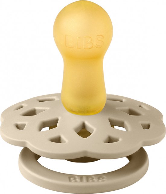 BiBS - Boheme Pacifier - Stage 2 Fopspeen - 2 stuks - Vanilla / Peach van BIBS — afbeelding 2