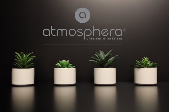 Plante Artificielle Atmosphera - Fausse Plante - Wit - Set de 4 - Pour  Intérieur -... | bol.com