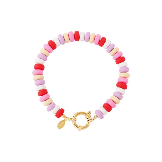 Bracelet coloré - collection #summergirls - Yehwang - Bracelet - 17,50 cm - Or/ Multi