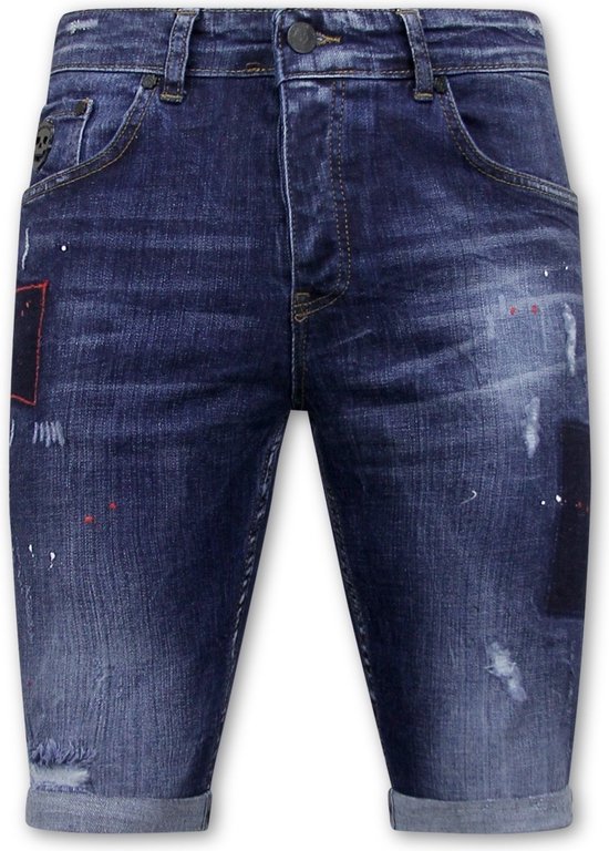 Exclusieve Korte Broeken Heren Stretch - 1020 - Blauw